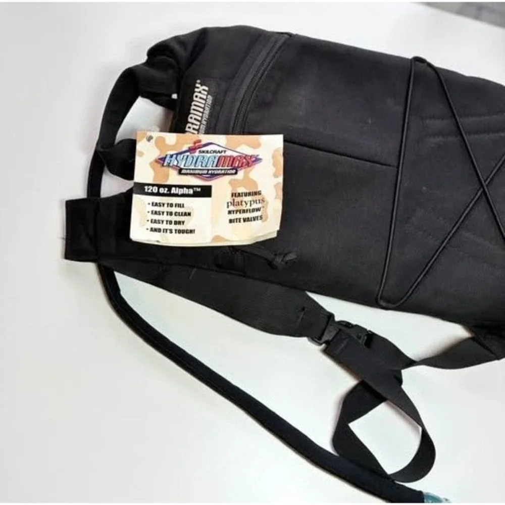 HydraMax Hydration Backpack Black Tactical Hiking Cycling Gorpcore NWT Outdoorsy